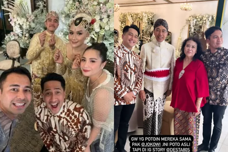 7 Potret Keseruan Artis Saat Hadiri Nikahan Kaesang Pangarep Dan Erina