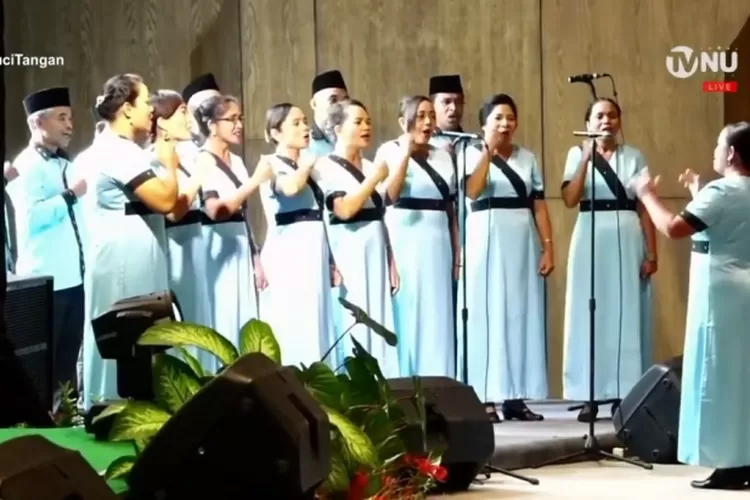 Ketum Pbnu Apresiasi Paduan Suara Katolik Saat Nyanyikan Syubbanul