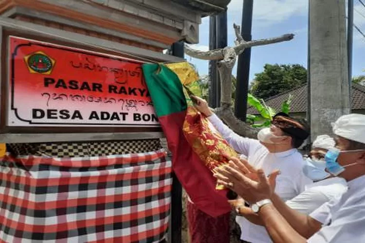 Pasca Kebakaran 2018 Pasar Bona Diplaspas Dan Diresmikan Bali Express