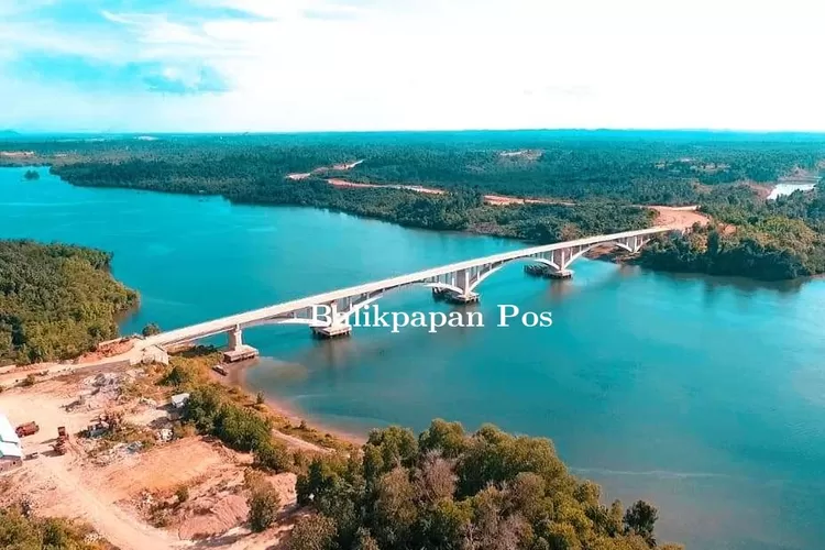 Pembangunan Jembatan Pulau Balang Capai Persen Balpos