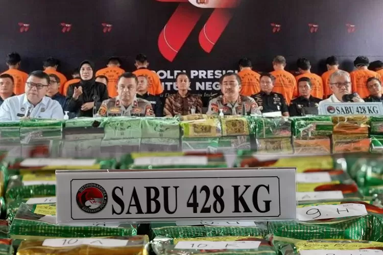 Peredaran 428 Kg Sabu Dan 162 932 Butir Ekstasi Berhasil Digagalkan