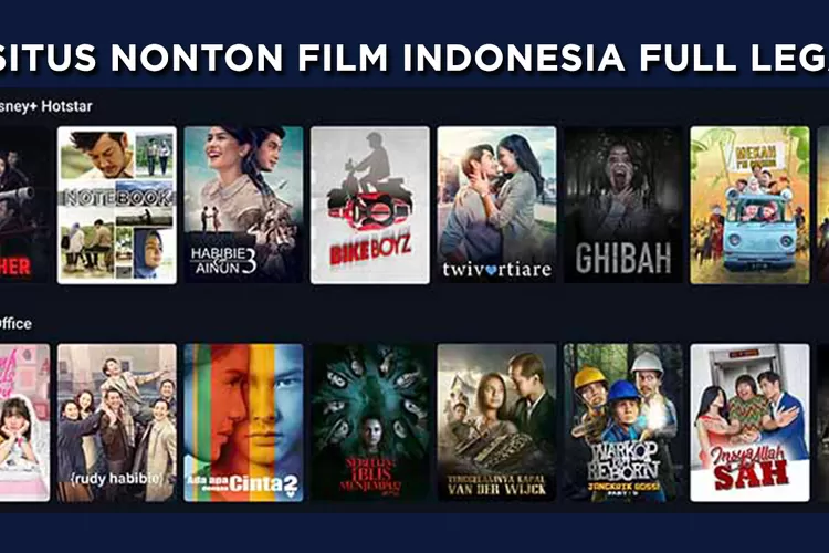 7 Situs Nonton Film Indonesia Full Legal - Bisnis Bandung