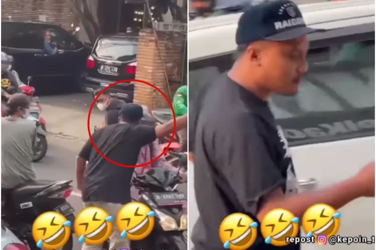 Viral Pria Ngamuk Ke Dua Pemotor Yang Berkelahi Di Tengah Jalan Bentak