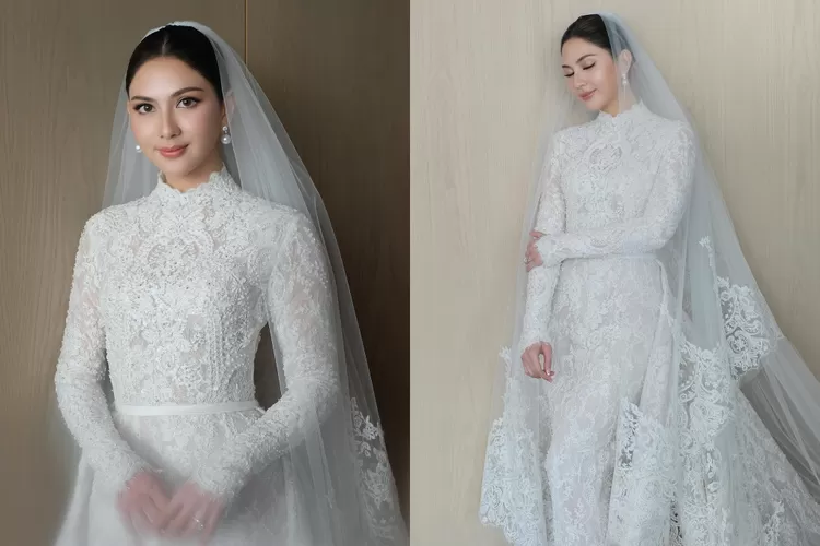 Detail Lengkap Gaun Pengantin Jessica Mila Sopan Dan Elegan Hasil