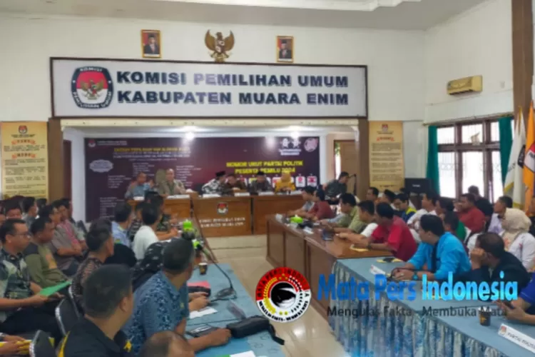 Polres Muara Enim Menghadiri Rakor Penetapan Titik Lokasi Pemasangan