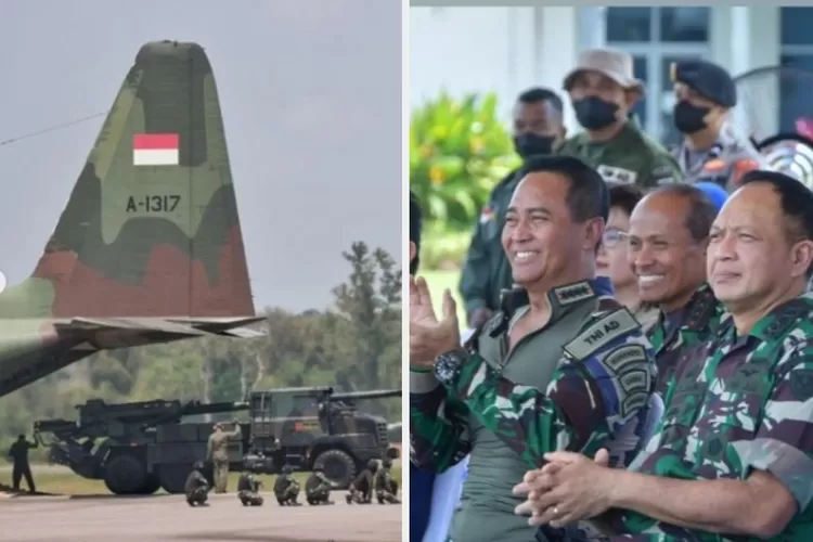 Dankopasgat Bersama Kasau Dampingi Panglima Tni Menyaksikan Gelar