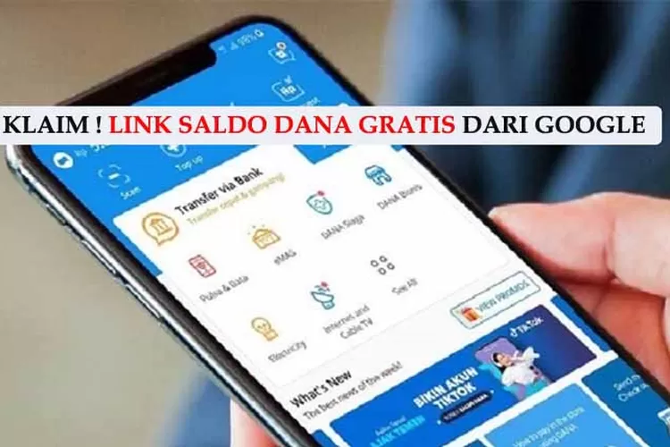 Link Saldo Dana Gratis Ribu Dari Google Tanpa Kk Dan Ktp Tak Perlu