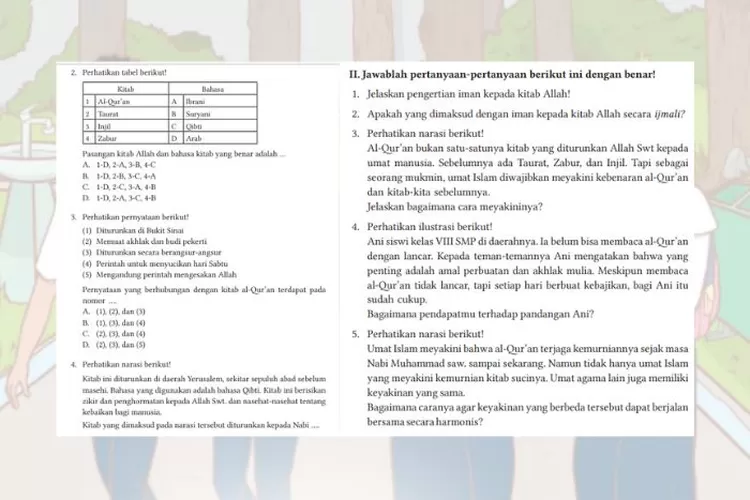 Iman Kepada Kitab Kitab Allah Swt Kunci Jawaban PAI Kelas Halaman Kurikulum Merdeka