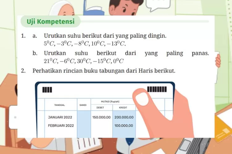 Kunci Jawaban Uji Kompetensi Bab 1 Matematika Kelas 7 Halaman 31 32