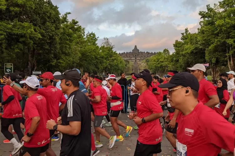 Berita Foto Meriahnya Borobudur Marathon 2023 Jumlah Peserta Tembus