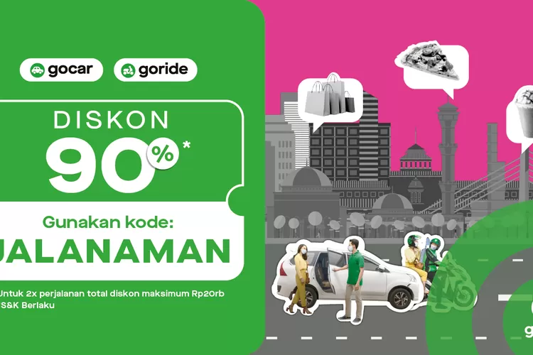 Kode Promo Gojek Januari Diskon Hebat Untuk Gocar Goride