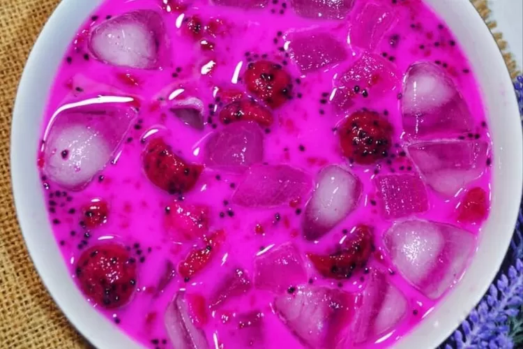 Resep Es Buah Naga Nata De Coco Simple Banget Bikinnya Hallo Lifestyle