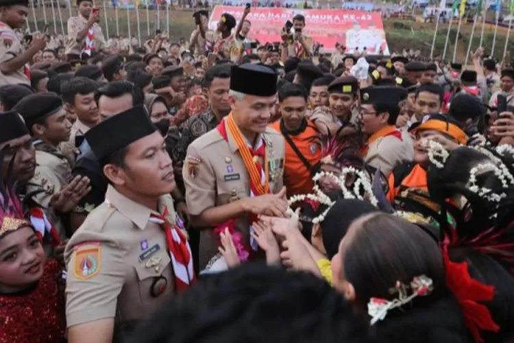 Hadiri Peringatan Hari Pramuka Ke Di Pemalang Gubernur Ganjar