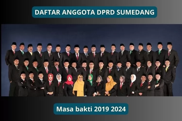 Daftar Anggota DPRD Sumedang Periode 2019 2024 Berdasarkan Hasil Pemilu