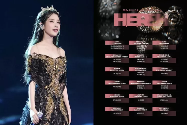 Iu Umumkan Jadwal Konser Tur Dunia Iu H E R Mulai Dari Korea