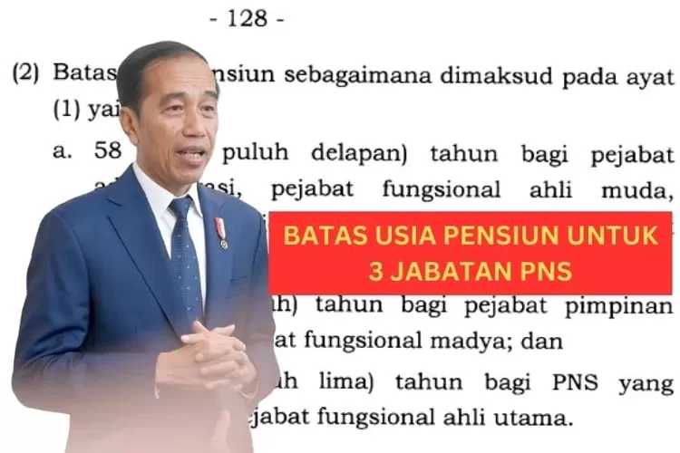 Peraturan Pemerintah Tetapkan Batas Usia Pensiun Untuk 3 Jabatan PNS