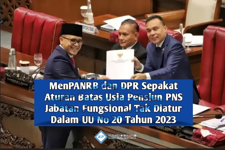 Menpanrb Dan Dpr Sepakati Bahwa Aturan Batas Usia Pensiun Pns Jabatan