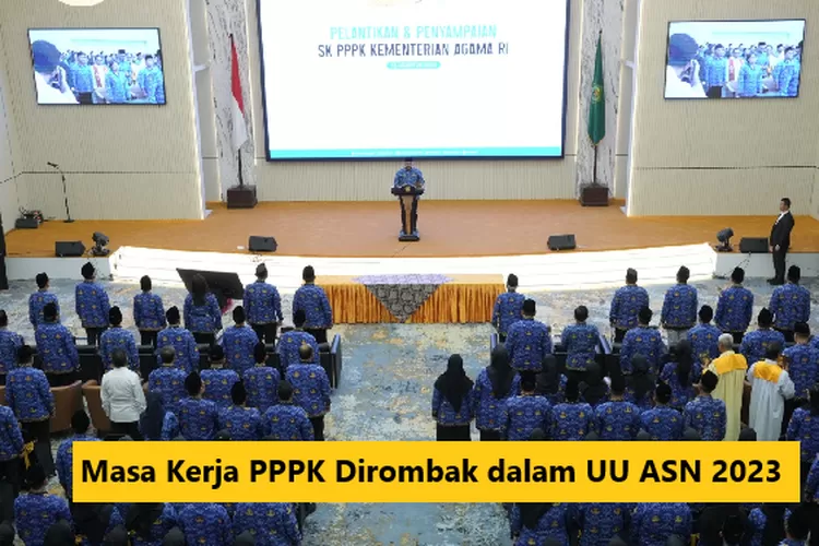 Batas Masa Kerja PPPK Dirombak Bukan Hanya 1 Hingga 5 Tahun Tapi Jadi