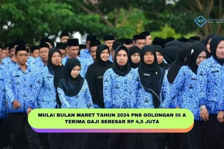 GAJI PNS DENGAN TAMBAHAN 8 PERSEN DISALURKAN BULAN MARET TAHUN 2024