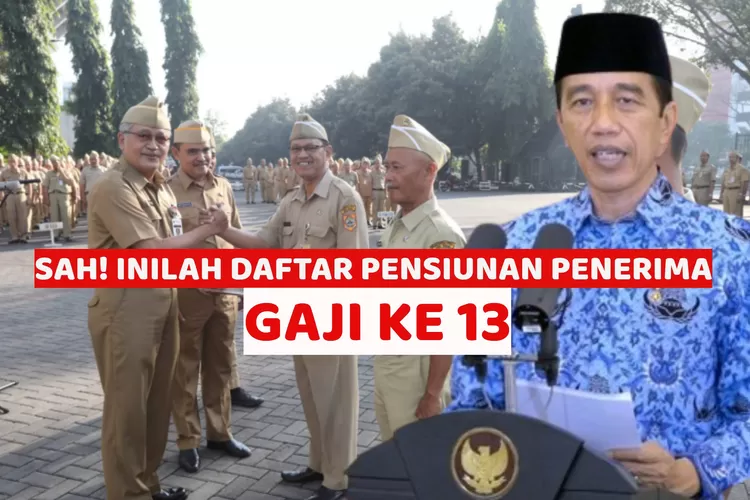 CAIR 3 JUNI 2024 JOKOWI TETAPKAN KATEGORI PENSIUNAN PENERIMA GAJI KE