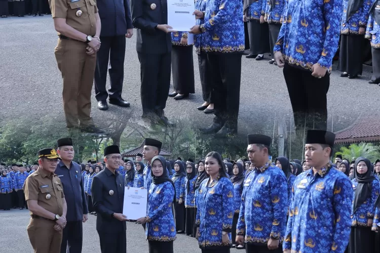 SUMRINGAH 1 484 PPPK Pemkot Palembang Angkatan 2023 Resmi Dilantik Pj