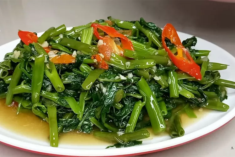 Ide Masakan Harian Resep Cah Kangkung Saus Tiram Ala Restoran Yang