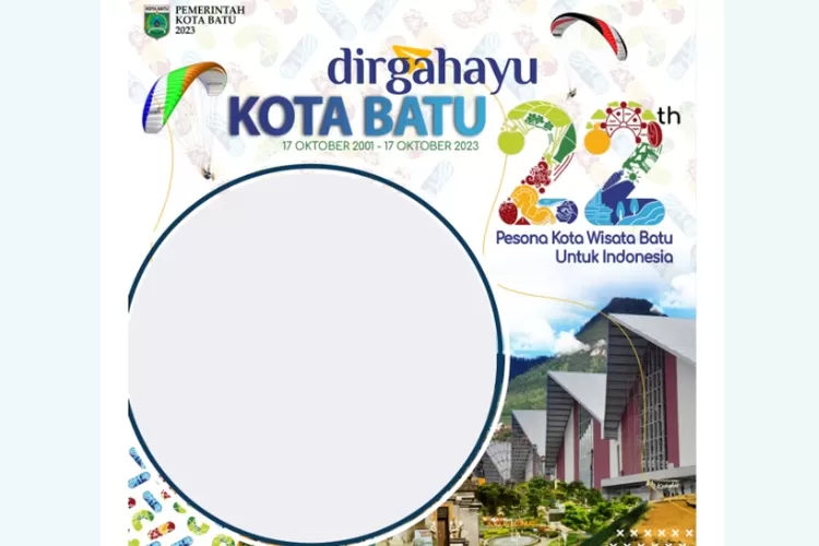 5 Twibbon Hari Jadi Kota Batu Ke 22 Bingkai Foto Estetik Gunakan Untuk