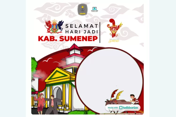 8 Twibbon Hari Jadi Sumenep 2023 Bingkai Foto Elegan HUT Kabupaten Ke