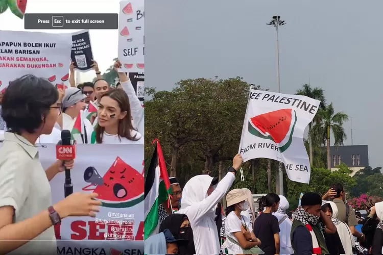 Juta Rakyat Indonesia Padati Monas Dalam Aksi Bela Palestina Najwa