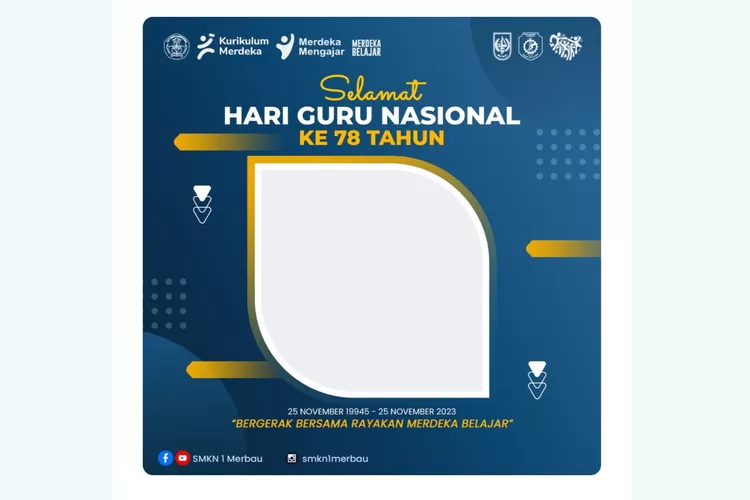 Gratis 8 Link Twibbon Hari Guru Nasional Siap Unggah 25 November 2023