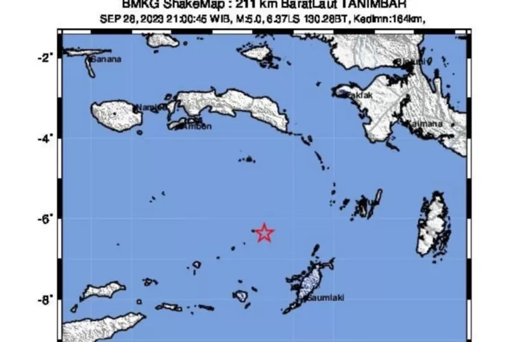 Gempa Magnitudo 5 3 Guncang Perairan Laut Banda Malam Ini Sinar Harapan