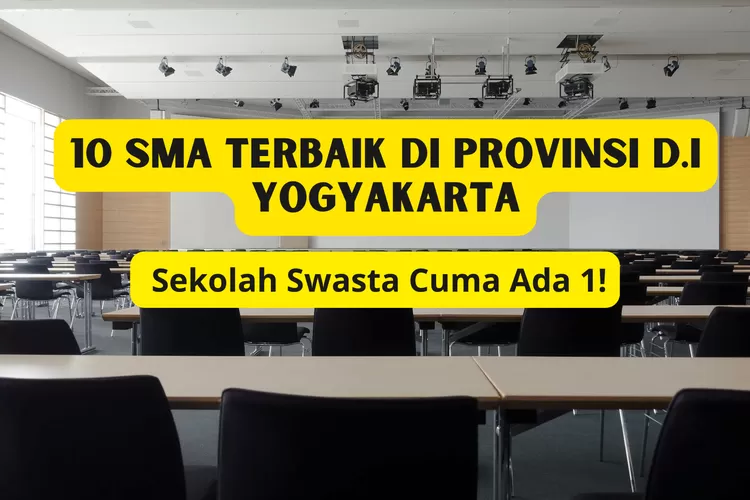 10 SMA Terbaik Di Provinsi DIY Versi LTMPT Sekolah Swasta Cuma Ada 1