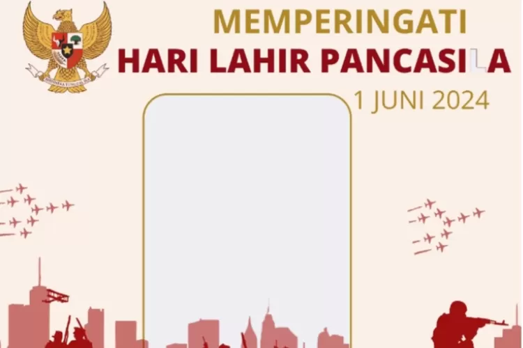 5 Link Twibbon Hari Lahir Pancasila 2024 Gratis Bingkai Foto Desain