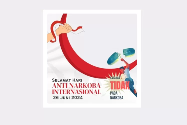 Hari Anti Narkotika Internasional Sebentar Lagi Ini Link Twibbon