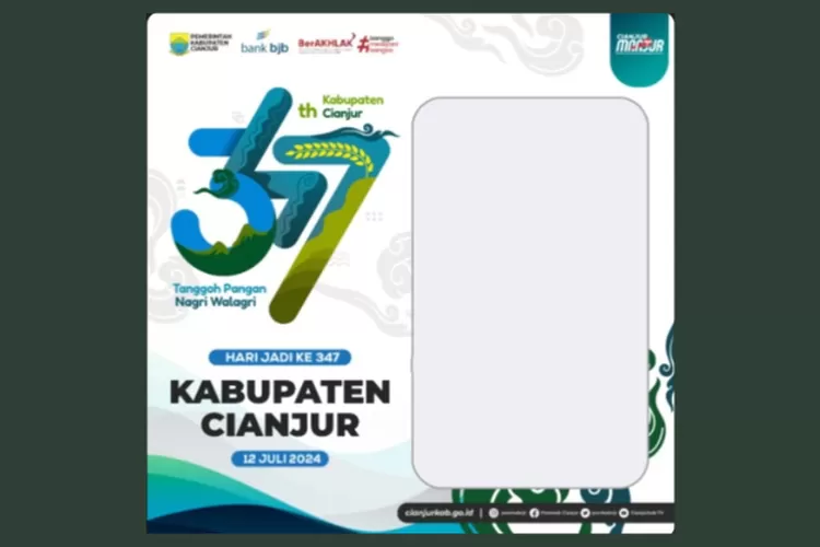 Link Twibbon Hari Jadi Cianjur Ke Tahun Dengan Logo Resmi