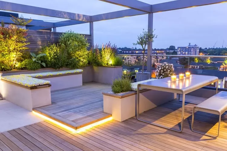 Inspirasi Desain Rooftop Garden Yang Sejuk Dan Cozy Cocok Untuk