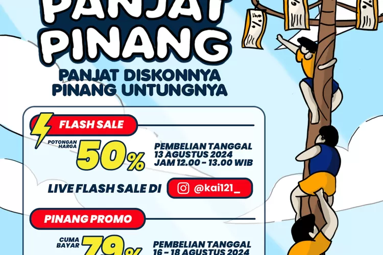 Peringati Hut Ri Ke Pt Kai Hadirkan Promo Panjat Pinang Cuma Bayar