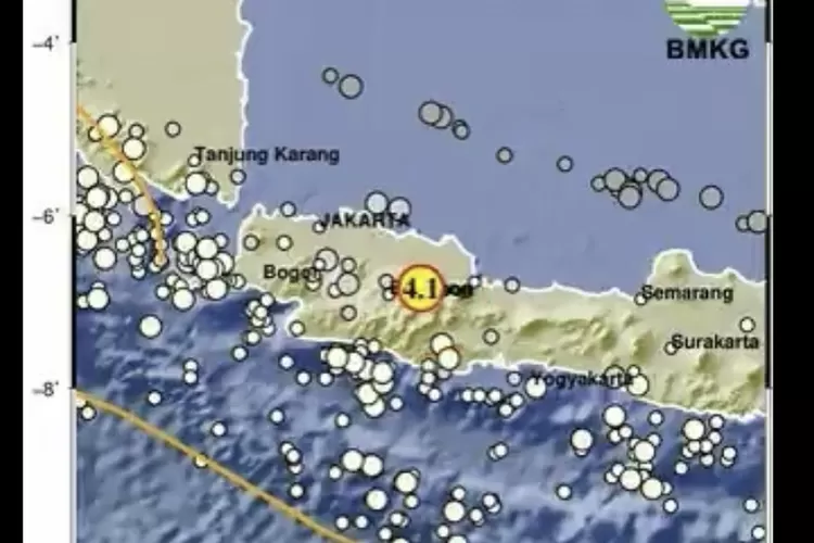 Sumedang Diguncang Gempa Berkekuatan Magnitudo 4 1 Hari Ini BMKG