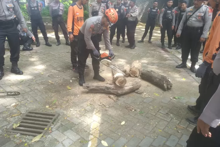 Polres Kediri Kota Tingkatkan Kemampuan Penanggulangan Bencana Alam