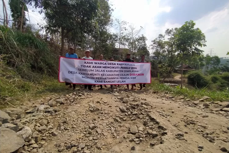 Warga Kbb Pilih Golput Dalam Pemilu Karena Kesal Jalan Tak