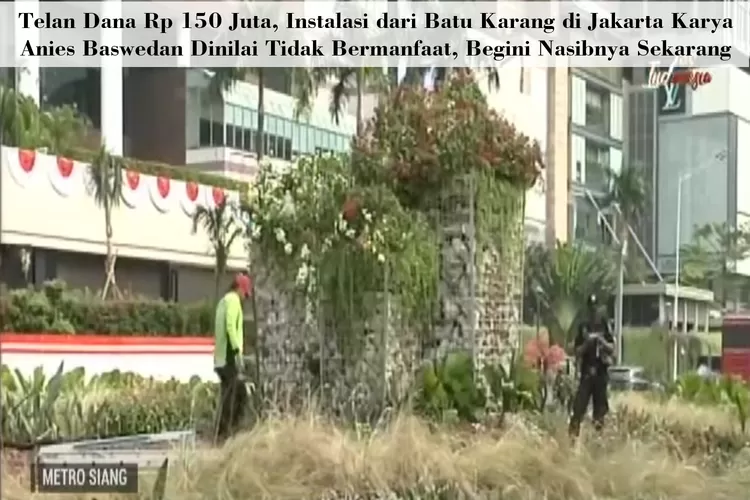 Telan Dana Rp Juta Instalasi Dari Batu Karang Di Jakarta Karya