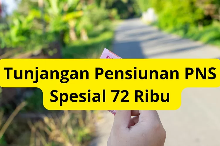 Tunjangan Pensiunan PNS 2024 Terbaru Dapat Rp72 Ribu Perbulan Ada Gaji