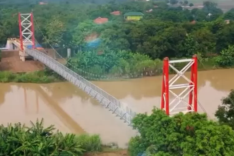 Sangat Dinantikan Kehadirannya Jembatan Gantung Senilai Rp Miliar