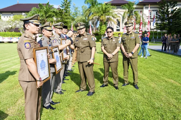 Dari Peringatan HUT Satpol PP Ke 74 Dan Satlinmas Ke 62 Provinsi Bali