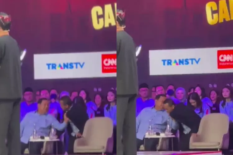 Momen Prabowo Subianto Cengkeram Jas Sosok Ini Saat Debat Cawapres