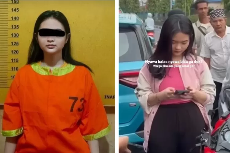 Marisa Putri Pelaku Penabrak Ibu Ibu Pekanbaru Jadi Tersangka Polisi