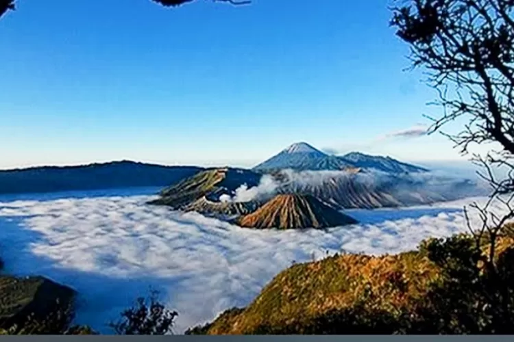 Puncak Gunung Di Lumajang Dengan Keindahan Panorama Alam Menwan Ada