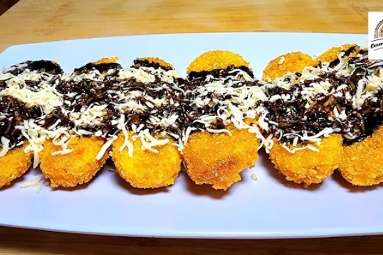 Pisang Goreng Crispy Resep Lezat Dengan Keju Dan Saus Coklat Kamu