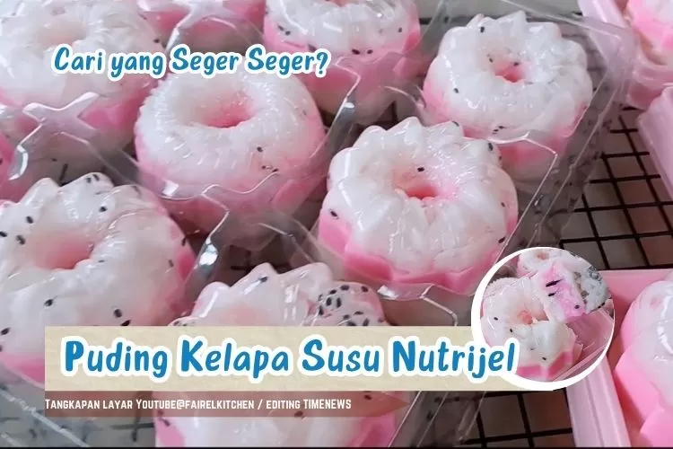 Jadi Rebutan Puding Kelapa Susu Nutrijel Cantik Dan Enak Ide Jualan