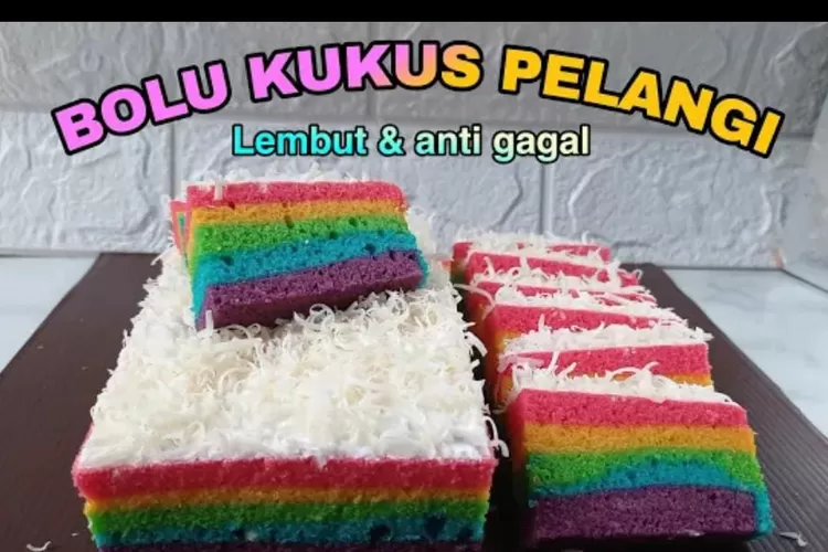 Resep Bolu Kukus Pelangi Enak Dan Super Lembut Timenews